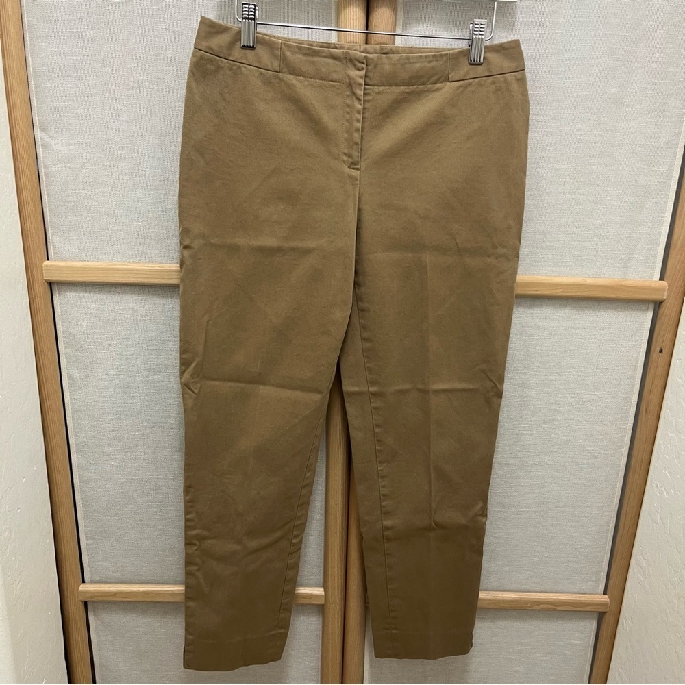 Lafayette 148 Cotton Spandex Ankle Pants Size 4